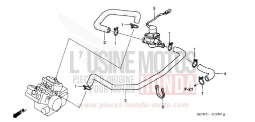 VALVE COMMANDE INJECTION D'AIR VFR800A2 de 2002